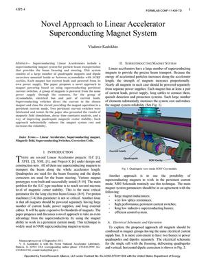 Novel Approach to Linear Accelerator Superconducting Magnet System