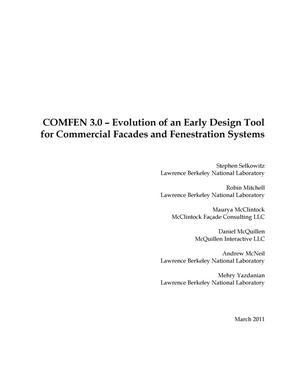 COMFEN 3.0 - Evolution of an Early Design Tool for Commercial Facades and Fenestration Systems