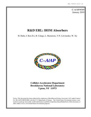 R&D ERL: HOM Absorbers