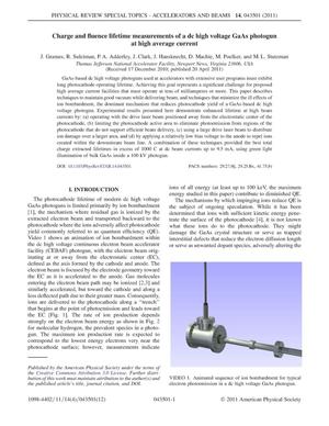 Charge and fluence lifetime measurements of a dc high voltage GaAs photogun at high average current