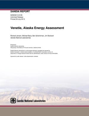 Venetie, Alaska energy assessment.