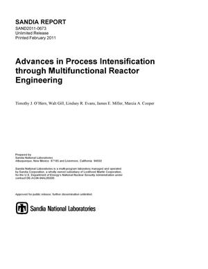 Advances in process intensification through multifunctional reactor engineering.