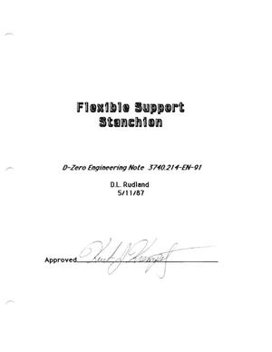 Flexible Support Stanchion