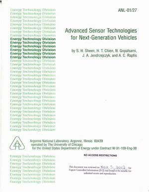 Advanced Sensor Technologies for Next-Generation Vehicles