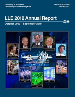 LLE 2010 Annual Report October 2009 - September 2010