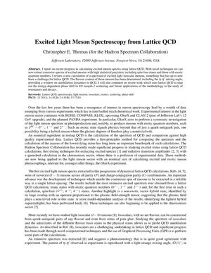 Excited light meson spectroscopy from lattice QCD