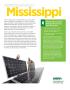 Primary view of Mississippi: Mississippi's Clean Energy Resources and Economy (Brochure)