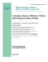 Article: Evaluating Energy Efficiency Policies with Energy-Economy Models