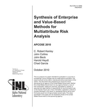 Synthesis of Enterprise and Value-Based Methods for Multiattribute Risk Analysis