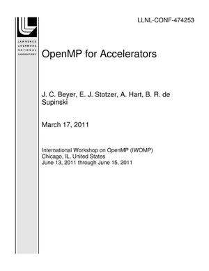 OpenMP for Accelerators