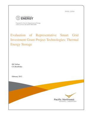 Evaluation of Representative Smart Grid Investment Grant Project Technologies: Thermal Energy Storage