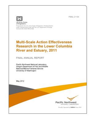 Multi-Scale Action Effectiveness Research in the Lower Columbia River and Estuary, 2011 - FINAL ANNUAL REPORT