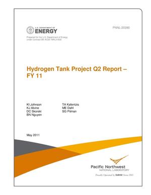 Hydrogen Tank Project Q2 Report - FY 11