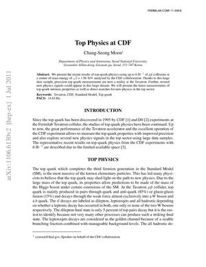 Top Physics at CDF
