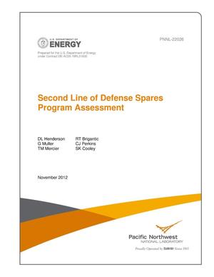 Second Line of Defense Spares Program Assessment
