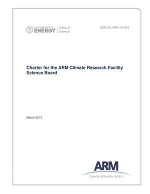 Charter for the ARM Climate Research Facility Science Board