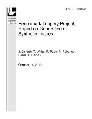 Benchmark Imagery Project, Report on Generation of Synthetic Images