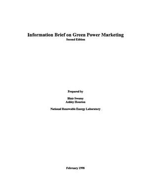 Information Brief on Green Power Marketing, 2nd Edition