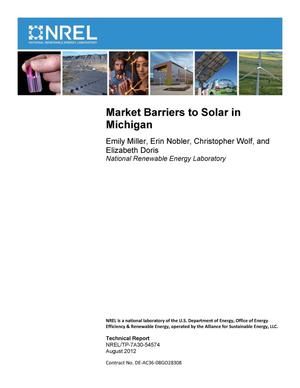 Market Barriers to Solar in Michigan
