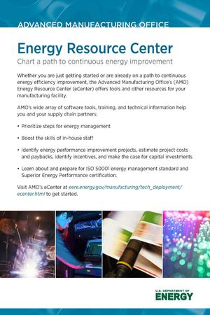 Energy Resource Center: Chart a Path to Continuous Energy Improvement (Postcard)