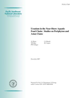 Uranium in the Near-shore Aquatic Food Chain: Studies on Periphyton and Asian Clams