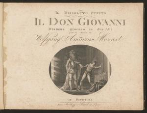 Primary view of object titled 'Don Juan, oder, Der Steinerne Gast : komische Oper in zwey Aufzügen, volume 1'.