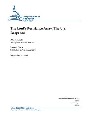 The Lord's Resistance Army: The U.S. Response