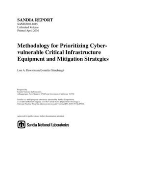 Methodology for prioritizing cyber-vulnerable critical infrastructure equipment and mitigation strategies.