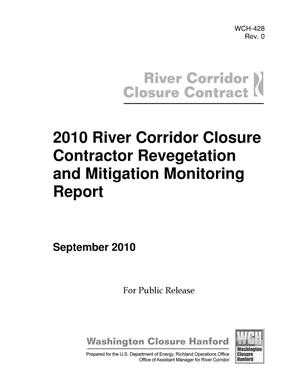 2010 River Corridor Closure Contractor Revegetation and Mitigation Monitoring Report