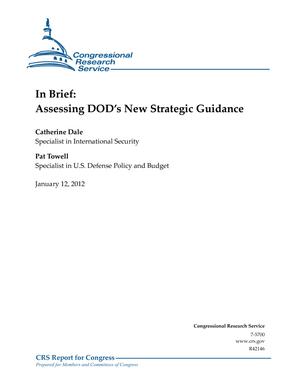 In Brief: Assessing DOD's New Strategic Guidance