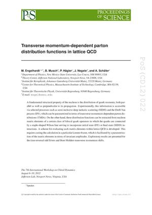 Transverse momentum-dependent parton distribution functions in lattice QCD