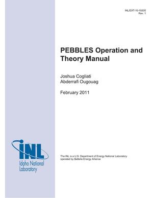PEBBLES Operation and Theory Manual
