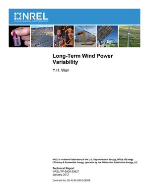 Long-Term Wind Power Variability