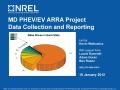 Presentation: MD PHEV/EV ARRA Project Data Collection and Reporting