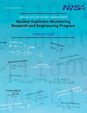Primary view of object titled 'Nuclear Explosion Monitoring Research and Engineering Program - Strategic Plan'.