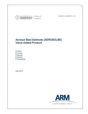Aerosol Best Estimate Value-Added Product