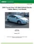 Report: 2010 Toyota Prius VIN 0462 Hybrid Electric Vehicle Battery Test Resul…