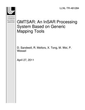 GMTSAR: An InSAR Processing System Based on Generic Mapping Tools