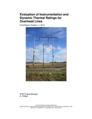 Evaluation of Instrumentation and Dynamic Thermal Ratings for Overhead Lines