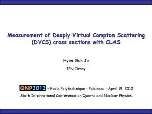 Measurement of Deeply Virtual Compton Scattering (DVCS) cross sections with CLAS