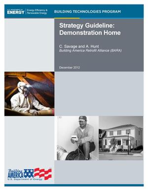 Strategy Guideline: Demonstration Home