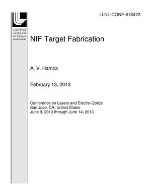 NIF Target Fabrication