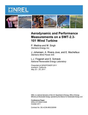 Aerodynamic and Performance Measurements on a SWT-2.3-101 Wind Turbine
