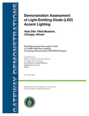 Demonstration Assessment of Light-Emitting Diode (LED) Accent Lighting at the Field Museum in Chicago, IL