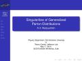 Article: Singularities of Generalized Parton Distributions