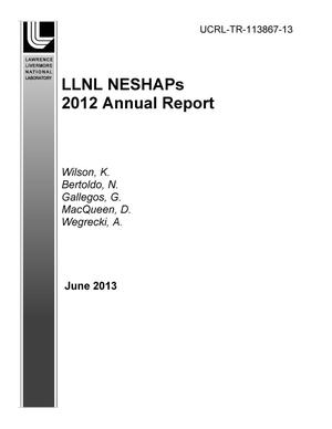 Lawrence Livermore National Laboratory National Emission Standards for Hazardous Air Pollutants (NESHAPs) 2012 Annual Report