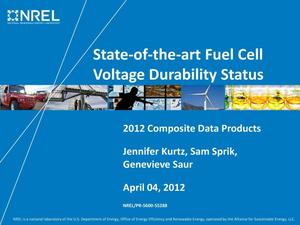 State-of-the-Art Fuel Cell Voltage Durability Status