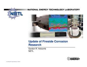 Update of Fireside Corrosion