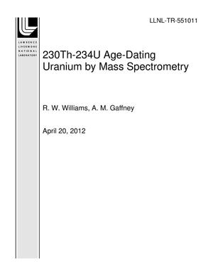 230Th-234U Age-Dating Uranium by Mass Spectrometry