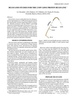 Beam Loss Studies for the 2-MW LBNE Proton Beam Line